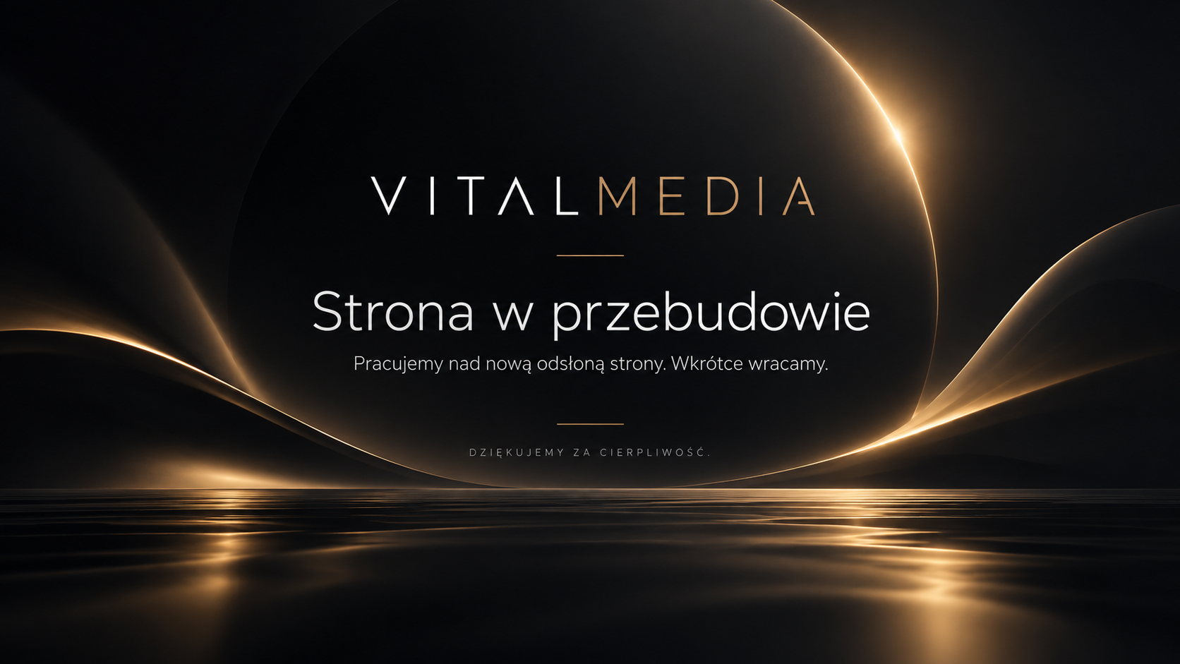 VITALMEDIA — Strona w przebudowie. Pracujemy nad nową odsłoną strony. Wkrótce wracamy.
